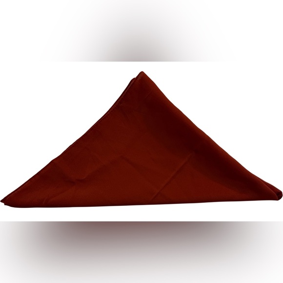 Fall Square Scarf Wrap Rust Orange Approximately 21"x21" - Picture 3 of 7